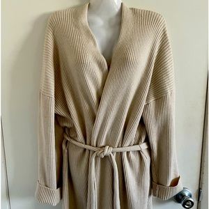 Amuse Society cardigan M tie front